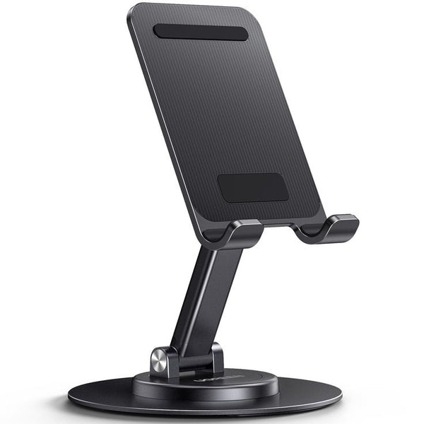 UGREEN Phone Stand – Adjustable Desk Holder with 360° Rotating Base, Foldable Mobile Stand for iPhone 16 Pro Max/15/14/13/12, Galaxy S24 Ultra, Pixel 9, Redmi Note 13